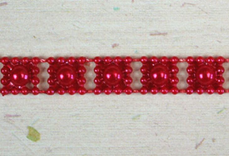 Green Tara - 8mm Bead Garland, Red